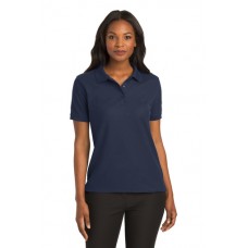Seasons Learning Center Ladies Silk Touch Polo - Navy